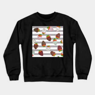 Sailor Pluto Themed Strawberries Crewneck Sweatshirt